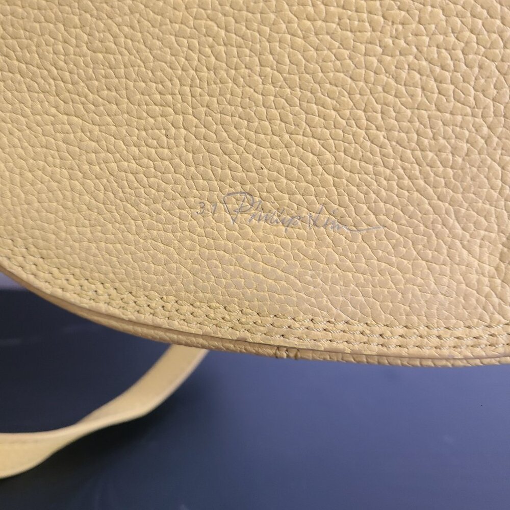 3.1 Phillip Lim Pashli Leather Saddle Crossbody Bag Yellow - Picture 5 of 13